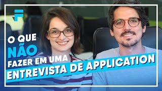 O que Não Fazer em uma Entrevista de Application com Na Prática  Estudar Fora [upl. by Ssyla]