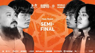 Jairo 🇯🇵 vs JackPot 🇰🇷 I GRAND BEATBOX BATTLE 2023 WORLD LEAGUE I Tag Team Semifinal [upl. by Hildegard]