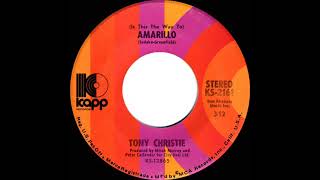 1972 Tony Christie  Is This The Way To Amarillo stereo 451 UK hit in 2005 [upl. by Ailyt]