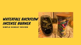 Waterfall Backflow Incense Burner [upl. by Lekcar714]