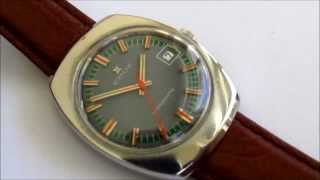 Edox Hydromatic vintage mens wristwatch [upl. by Hetti874]