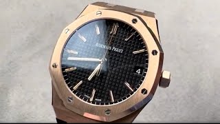 Audemars Piguet Royal Oak Automatic 15500OROOD002CR01 Audemars Piguet Watch Review [upl. by Constantino55]