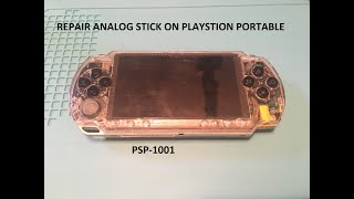 Trying to fix analog control and replace the cover on a PSP1001  REMASTERED [upl. by Aracat]