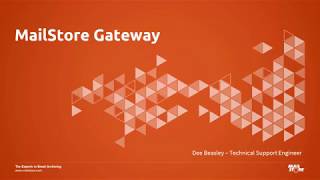 Product Introduction Simplified Archiving of Email Cloud Services with MailStore Gateway [upl. by Agamemnon]