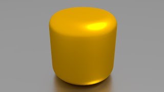 Blender Tutorial Create A Cylinder With Round Top And Base Edges The Easy Way [upl. by Atsocal298]