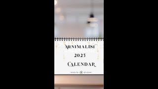 Sleek Modern Wall Calendar 2025 Planner Monthly Date Organizer [upl. by Ysak24]