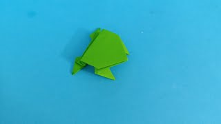 How to make origami Frog 🐸 [upl. by Jaquelyn]