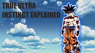 True Ultra Instinct Explained [upl. by Terag644]