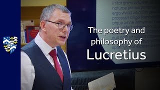 Lucretius lecture by David Goodhew Life love death and atomic physics [upl. by Leonard730]