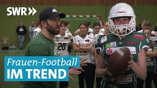 So läuft das Training beim Frauen Football [upl. by Ellehcit]