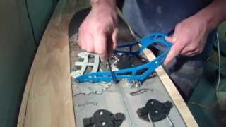 Karakoram Splitboard Binding Size Adjustment [upl. by Ydaj]