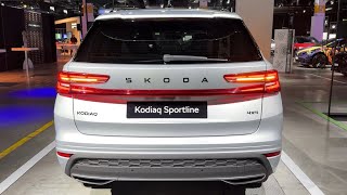 SKODA KODIAQ 2024  LED indicators amp new INFOTAINMENT system SPORTLINE [upl. by Didier335]