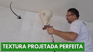 TEXTURA PROJETADA OLHA COMO FICOU PERFEITA DESSA FORMA QUE FAZEMOS [upl. by Heise]