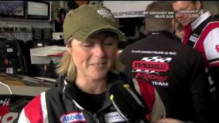 Interview 24h 2010 Frikadelli Racing mit Sabine Schmitz [upl. by Nesaj962]