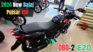 2024 New Bajaj Pulsar 150 SD E20 Model Detailed Review  New Changes  New Features  New Price😱 [upl. by Auric]