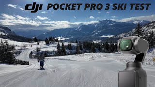 DJI Osmo Pocket 3 Ski Camera Test Switzerland [upl. by Yerga]