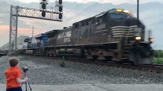 NS 8098 Conrail trailing Eastbound through Millbury Ohio 7232024 [upl. by Japha80]