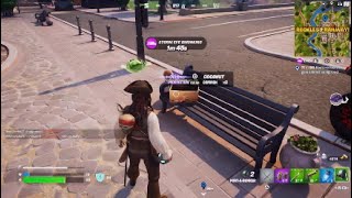 Restore health or gain 100 shields using food  Fortnite Chapter 5 Season 3 [upl. by Swerdna]