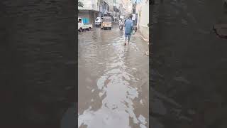 Bolden market Karachi situation after rain 🥲😅rain karachirain karachi shorts shortsfeed [upl. by Garrek532]