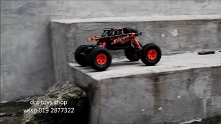 Unboxing and test All terrain wltoys 18428B 4x4 crawler [upl. by Ardnassac]