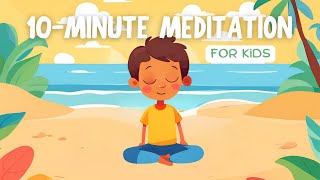 Peaceful Moments A 10 Minute guided Meditation kids [upl. by Kushner902]