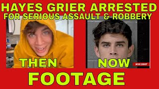 HAYES GRIER social media STAR ARRESTED for SERIOUS ASSAULT amp ROBBERY FOOTAGE of HAYES GRIER [upl. by Notneuq419]