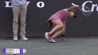 Anhelina Kalinina 🇺🇦❤️ Vs Anna Kalinskaya WTA Live Tennis Coverage Charleston 500 [upl. by Enaywd]