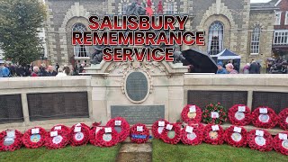 Remembrance Service Salisbury 2024 [upl. by Dorie948]