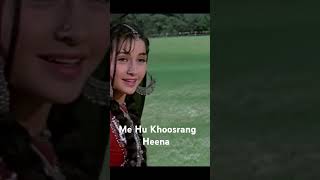 Main Hoon Khushrang Henna Lyrics  Henna  मैं हूँ खुशरंग हिना  Lata Mangeshkar  Mohammed Aziz [upl. by Aruol]