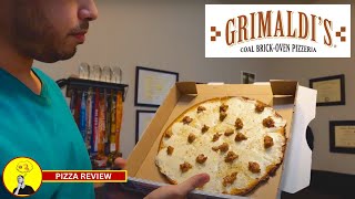 Pizza Review  Grimaldis Cauliflower Crust White [upl. by Oirretna]