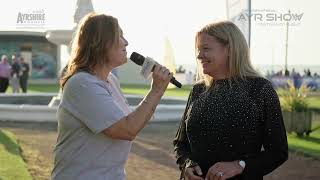 The International Ayr Show  Festival of Flight Interview with Jane Bradley [upl. by Michi]