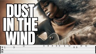 DUST IN THE WIND cover Guitar Tab [upl. by Akinal]