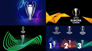 UEFA Champions League Europa League and Europa Conference League Draw [upl. by Benildis863]