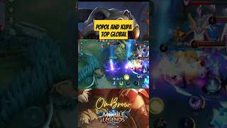 Popol and kupa top global 2024 rt dapet kill jungler musuh dan turtle mobilelegends mlbb ml [upl. by Hanimay]