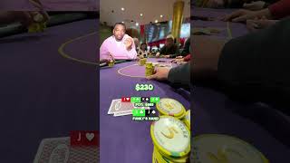 Gigantic pot with a set villain leads cards poker casino [upl. by Akehsal]