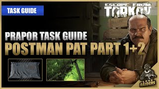 Postman Pat Part 1 and 2 1212 Letter  Prapor  Therapist Task Guide  Escape From Tarkov EFT [upl. by Asiul]