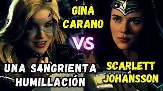 Scarlett Johansson Vs Gina Carano LUCHA TIPO HUMILLACIÓN ElTallerdePedrincci viralvideo [upl. by Drawd639]