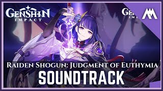 quotRaiden Shogun Judgment of Euthymiaquot  Character Demo Soundtrack  Genshin Impact [upl. by Meri560]