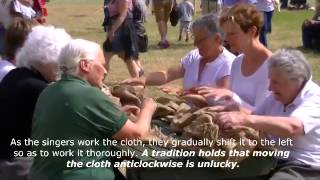 Traditional Gaelic Waulking Songs at Soldiers of Killiecrankie July 2014 [upl. by Alexandre]