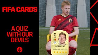 REDDEVILS  FIFA Cards quiz with the Devils [upl. by Neelahtak]