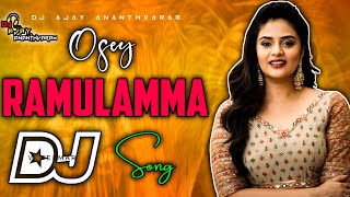 Osey Ramulamma Dj Song  Old Dj Songs Telugu  Roadshow Dj Songs  Dj Ajay Ananthvaram [upl. by Rehptosirhc]