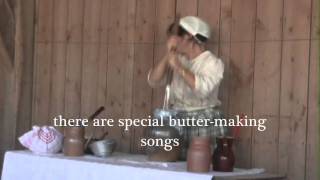 Making butter the traditional way [upl. by Hendrickson]