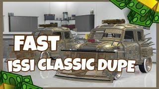 PATCHEDFAST ISSI CLASSIC DUPLICATION GLITCH 💸 1 MINUTE EACH 💸 GTA 5 ONLINE after patch 150 [upl. by Amari]