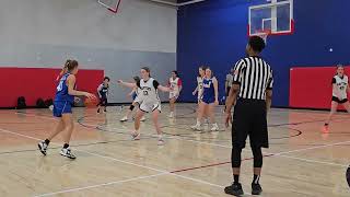 Jada Perez 32 2028 8th Grade Sparks Grapevine Rec League Basketball Game vs Raptors 472022 [upl. by Barker]