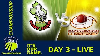 🔴 LIVE Guyana v Leewards  Day 3  West Indies Championship  Friday 31st March 2023 [upl. by Ille]