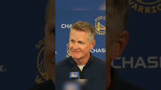 Kerr quotI just told them lets make America great again and beat the Celtics tonightquot 😂 [upl. by Asiela]