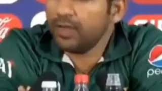 Sarfaraz Ahmed English Comedy in Interview [upl. by Llerruj773]