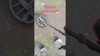 Centavo monograma 🤩 mendozadetector metaldetecting hallazgos deteccion [upl. by Eicam]