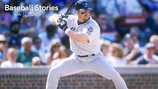 Jeff Bagwell on His Batting Stance  Baseball Stories [upl. by Ahsikat941]