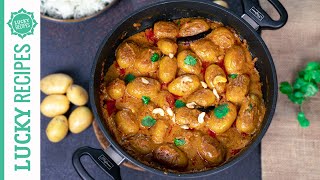 Kartoffel Rezept für den Backofen  Veganes Kartoffelcurry [upl. by Zarla217]